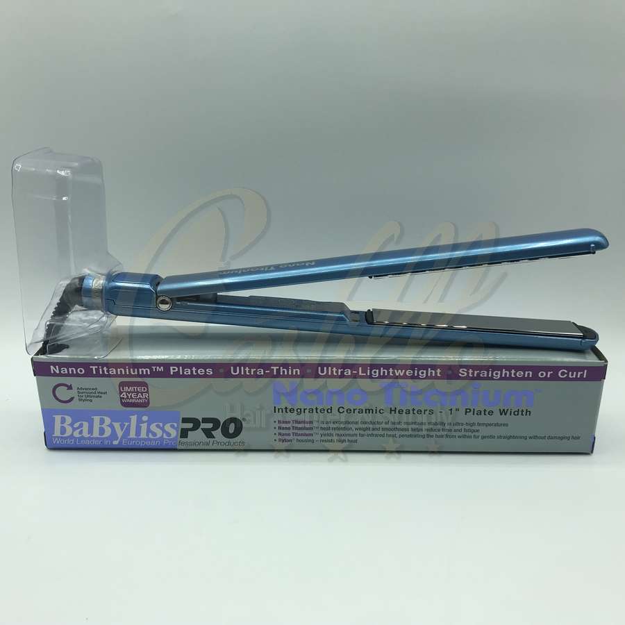 BABYLISSPRO Plancha nano titanium 1″ ultra-thin F | Castillo Hair & Supply